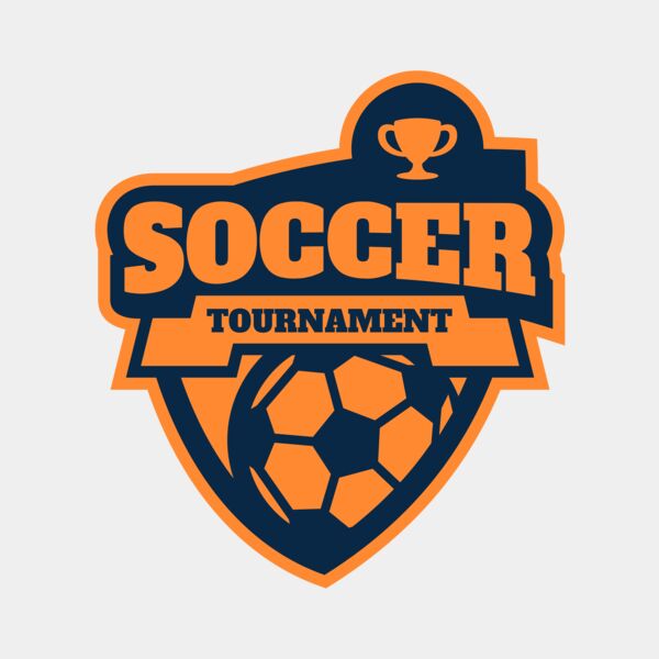 Soccer Tournament league logo template Thumbnail