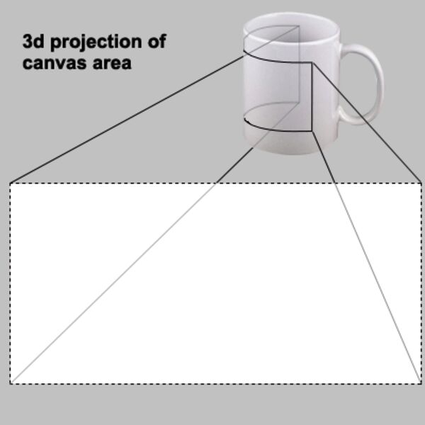 16 oz. Blue Ceramic Bistro LazerMug Thumbnail