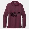 Ladies Silk Touch Long Sleeve Polo Thumbnail