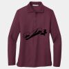 Ladies Silk Touch Long Sleeve Polo Thumbnail