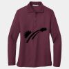 Ladies Silk Touch Long Sleeve Polo Thumbnail