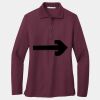 Ladies Silk Touch Long Sleeve Polo Thumbnail