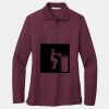 Ladies Silk Touch Long Sleeve Polo Thumbnail