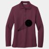 Ladies Silk Touch Long Sleeve Polo Thumbnail