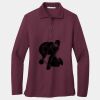 Ladies Silk Touch Long Sleeve Polo Thumbnail