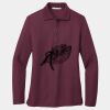 Ladies Silk Touch Long Sleeve Polo Thumbnail