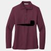 Ladies Silk Touch Long Sleeve Polo Thumbnail
