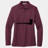 Ladies Silk Touch Long Sleeve Polo Thumbnail