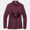 Ladies Silk Touch Long Sleeve Polo Thumbnail