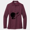 Ladies Silk Touch Long Sleeve Polo Thumbnail