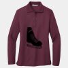 Ladies Silk Touch Long Sleeve Polo Thumbnail