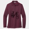 Ladies Silk Touch Long Sleeve Polo Thumbnail