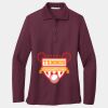 Ladies Silk Touch Long Sleeve Polo Thumbnail
