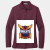 Ladies Silk Touch Long Sleeve Polo Thumbnail