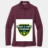 Ladies Silk Touch Long Sleeve Polo Thumbnail