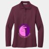 Ladies Silk Touch Long Sleeve Polo Thumbnail
