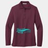 Ladies Silk Touch Long Sleeve Polo Thumbnail