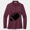 Ladies Silk Touch Long Sleeve Polo Thumbnail