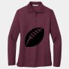 Ladies Silk Touch Long Sleeve Polo Thumbnail