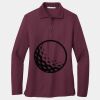 Ladies Silk Touch Long Sleeve Polo Thumbnail