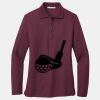 Ladies Silk Touch Long Sleeve Polo Thumbnail