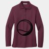Ladies Silk Touch Long Sleeve Polo Thumbnail