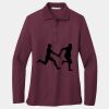 Ladies Silk Touch Long Sleeve Polo Thumbnail