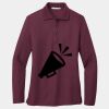 Ladies Silk Touch Long Sleeve Polo Thumbnail