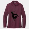 Ladies Silk Touch Long Sleeve Polo Thumbnail