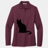 Ladies Silk Touch Long Sleeve Polo Thumbnail