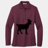 Ladies Silk Touch Long Sleeve Polo Thumbnail