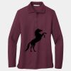 Ladies Silk Touch Long Sleeve Polo Thumbnail