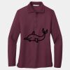 Ladies Silk Touch Long Sleeve Polo Thumbnail