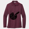 Ladies Silk Touch Long Sleeve Polo Thumbnail