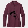 Ladies Silk Touch Long Sleeve Polo Thumbnail