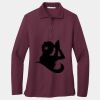 Ladies Silk Touch Long Sleeve Polo Thumbnail