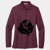 Ladies Silk Touch Long Sleeve Polo Thumbnail