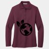 Ladies Silk Touch Long Sleeve Polo Thumbnail