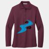 Ladies Silk Touch Long Sleeve Polo Thumbnail