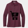 Ladies Silk Touch Long Sleeve Polo Thumbnail