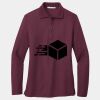 Ladies Silk Touch Long Sleeve Polo Thumbnail
