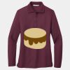 Ladies Silk Touch Long Sleeve Polo Thumbnail