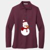 Ladies Silk Touch Long Sleeve Polo Thumbnail
