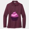 Ladies Silk Touch Long Sleeve Polo Thumbnail