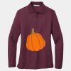 Ladies Silk Touch Long Sleeve Polo Thumbnail