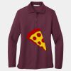 Ladies Silk Touch Long Sleeve Polo Thumbnail