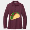 Ladies Silk Touch Long Sleeve Polo Thumbnail