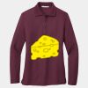 Ladies Silk Touch Long Sleeve Polo Thumbnail