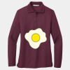 Ladies Silk Touch Long Sleeve Polo Thumbnail