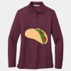 Ladies Silk Touch Long Sleeve Polo Thumbnail